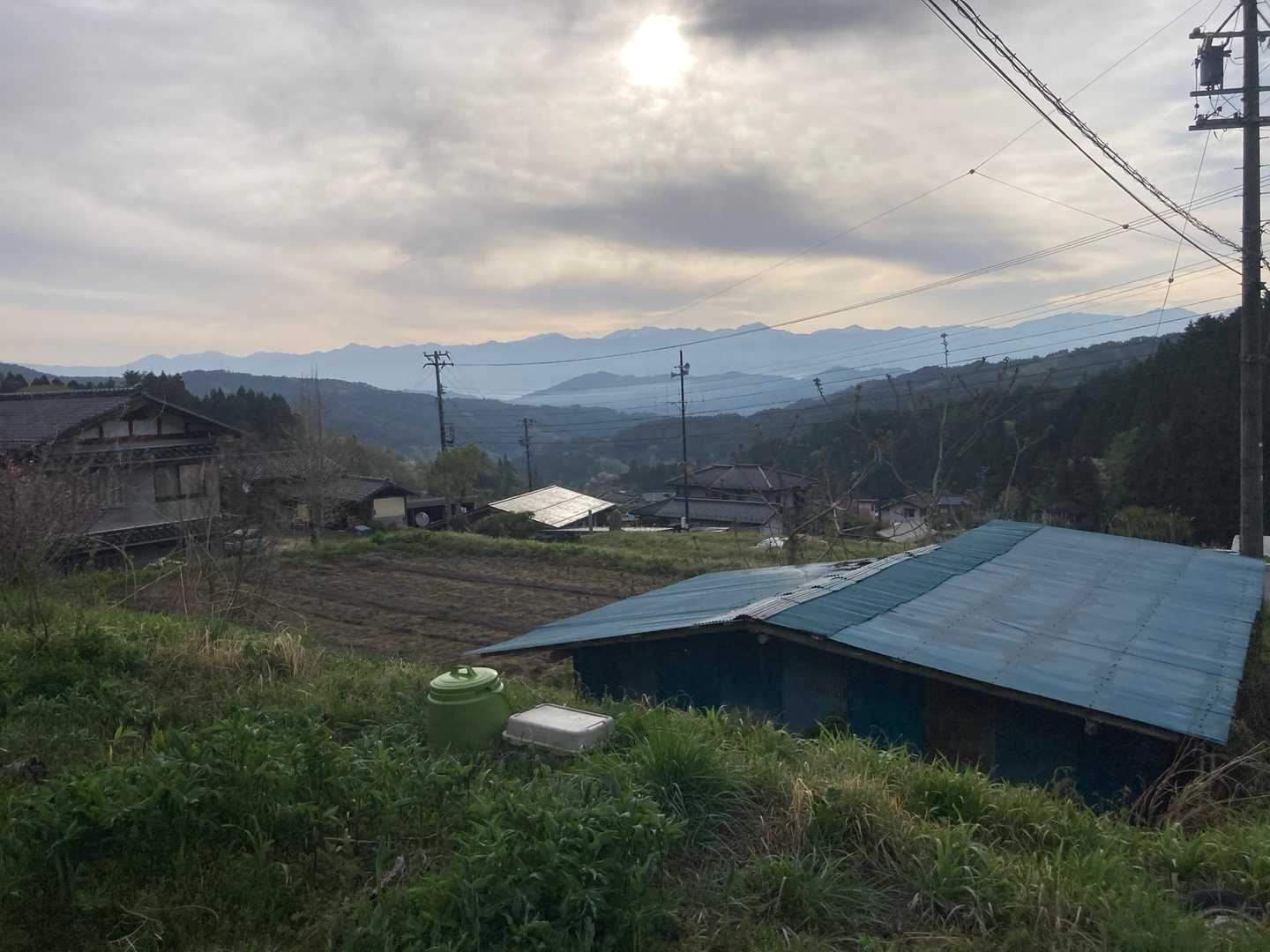 雲が多いけど、南アルプスはバッチリ👌