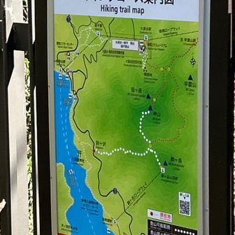登山口の案内図