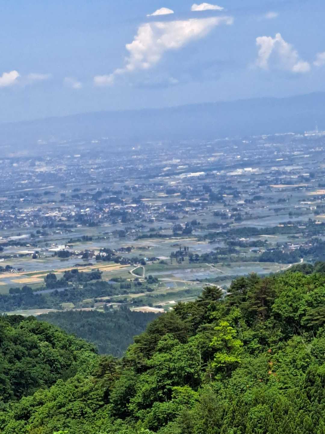 市街地が見れる