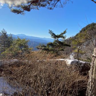 百畳岩から仙丈ヶ岳✨