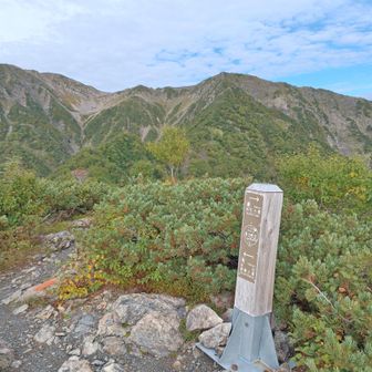 縦走路俯瞰その2（赤石岳）