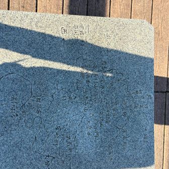 各所の位置が記されていました。