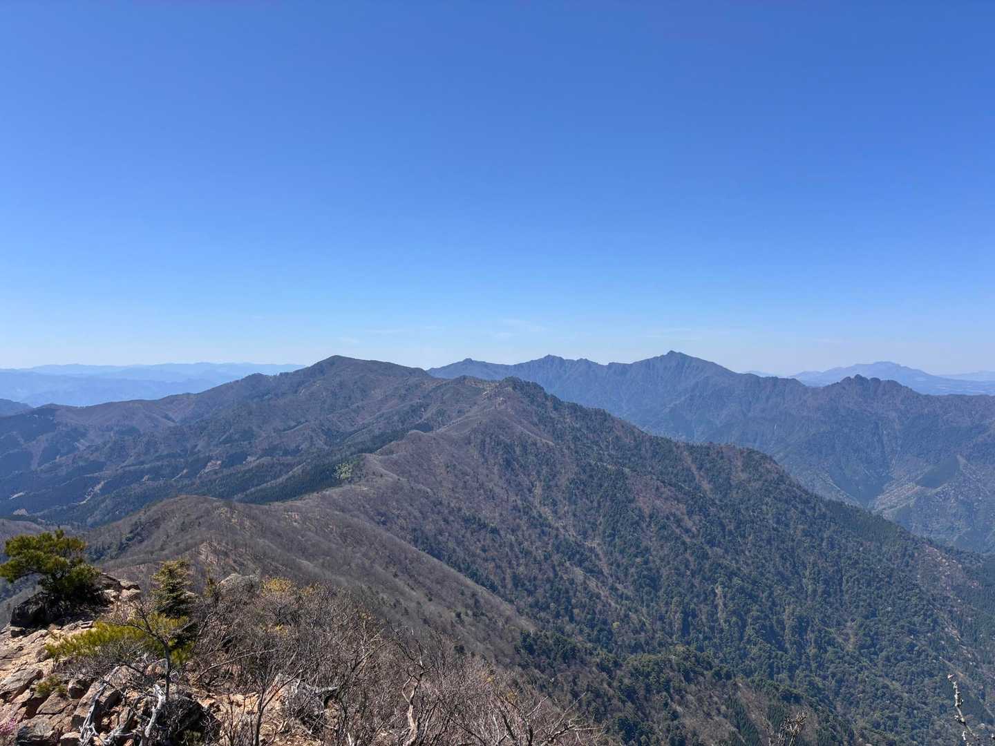 祖母傾縦走路
なんて素晴らしい景色🥹
ずっと見ていられる