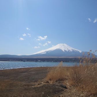 最後に山中湖畔に下りる