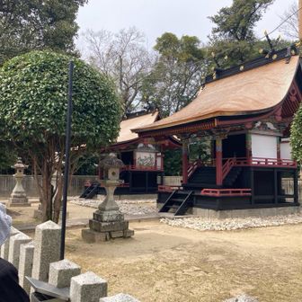 力侍神社⛩️に到着
昨年、綺麗に塗り替えたそう