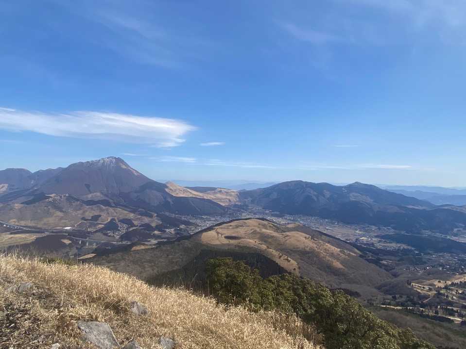 由布岳、倉木山⛰
