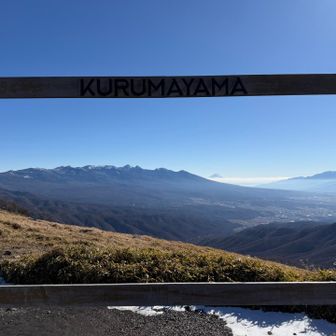 撮影ポイント。八ヶ岳と富士山と南アルプス。