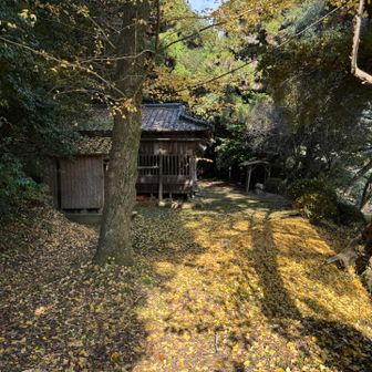 石段を登り切った中腹にある加茂大明神。