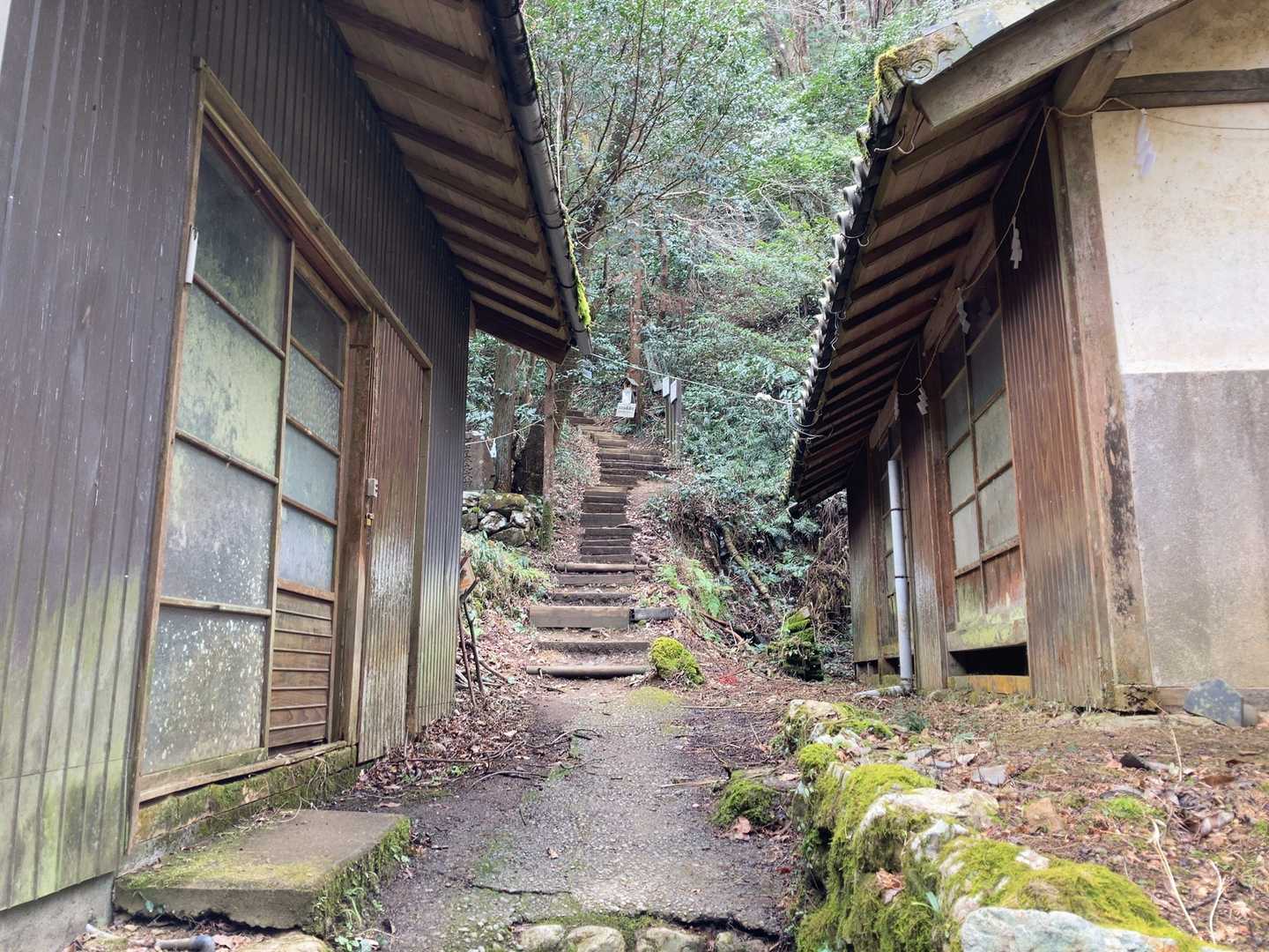 ここまで来て、道間違えた！と一瞬慌てた💦
ひとンちの庭…？😱

と思ったら、ここが登山道でした💦良かったー😅

