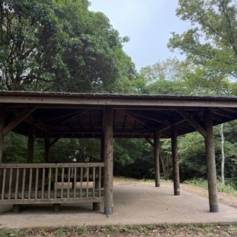 山頂に立派な東屋がありました