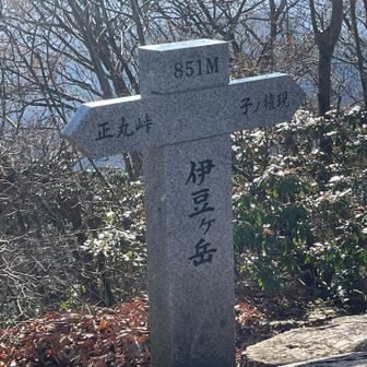 こっちの山頂標識もパチリ
ちょっと休憩したら下りる