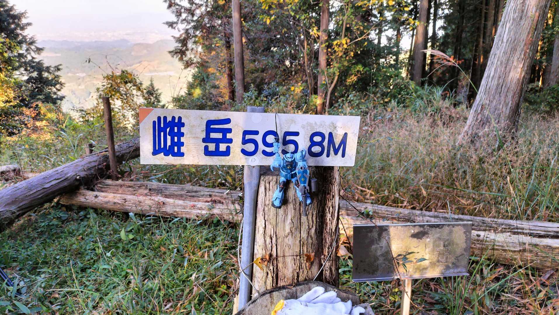 急登をなんとかこなして雌岳到着。