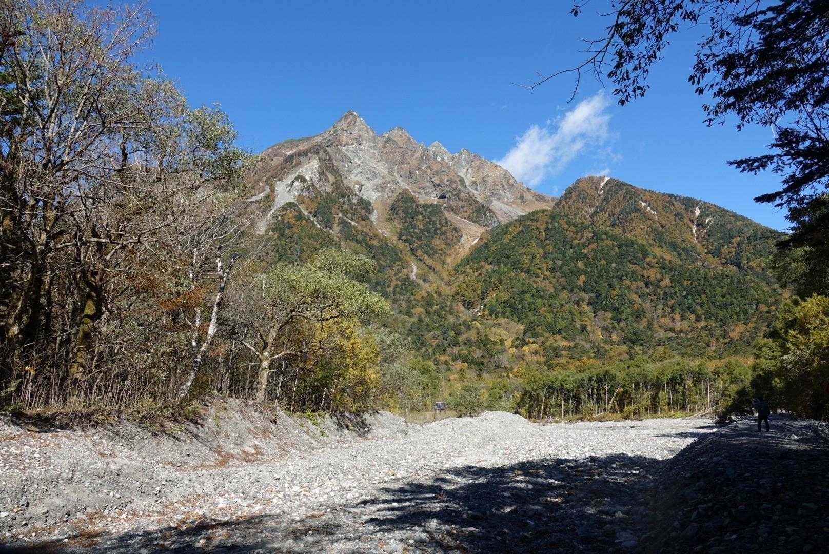 上高地バス停-河童橋-徳沢登山口 縦走コースの写真