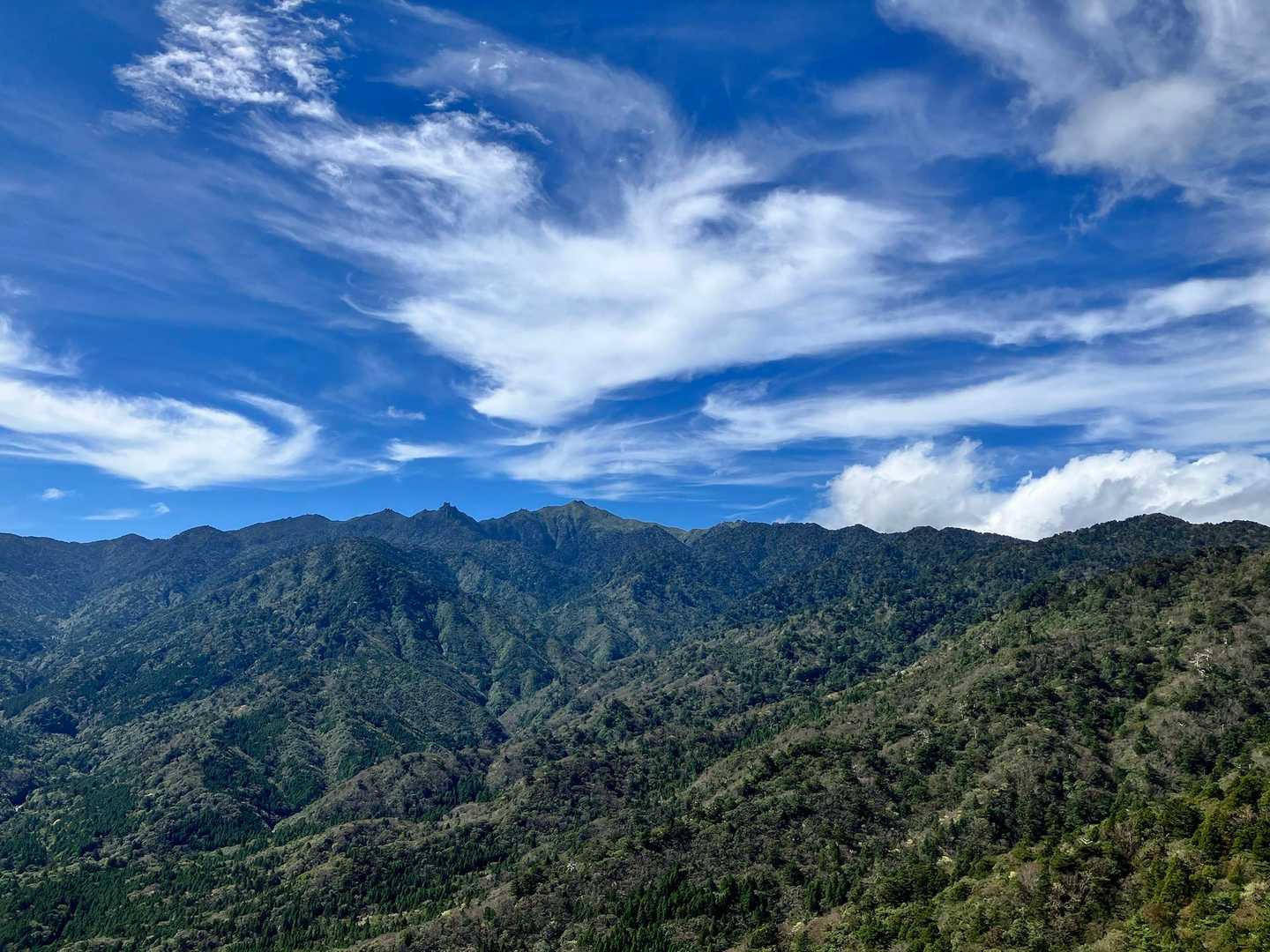 太鼓岩🪨からの宮之浦岳⛰️