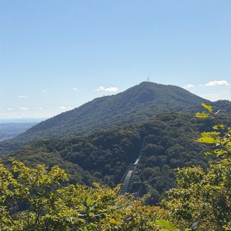 宮の森ジャンプ台と藻岩山