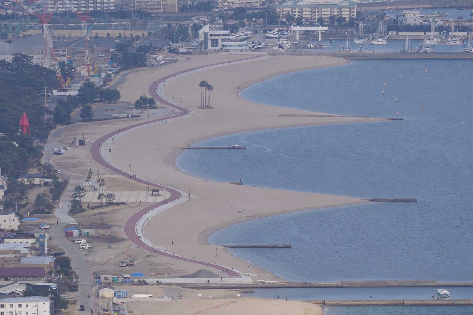 須磨海水浴場(ビーチ)。🏖⛱
