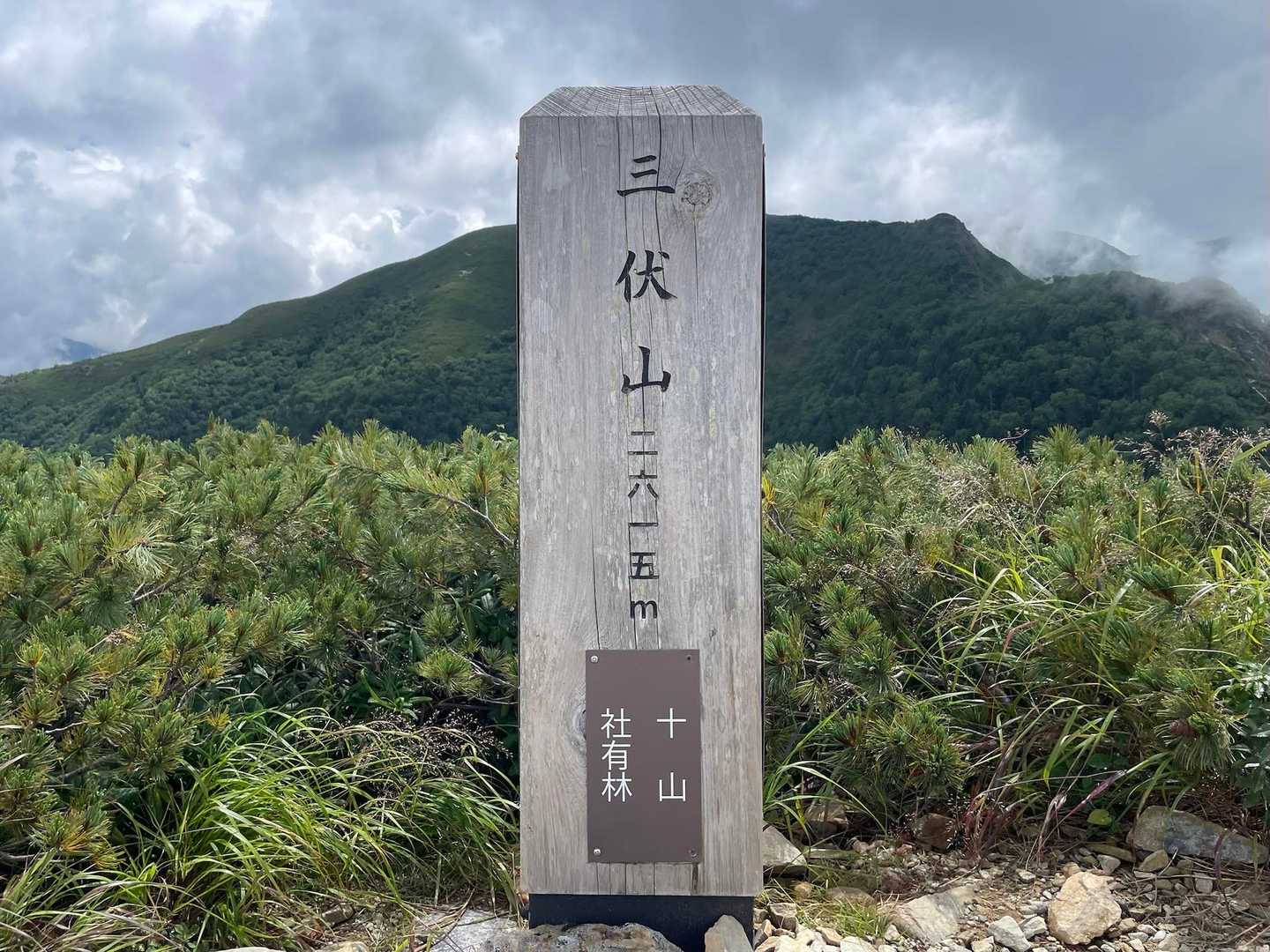 越路バス停-鳥倉登山口-三伏峠-三伏山-本谷山-塩見岳-塩 往復コースの写真