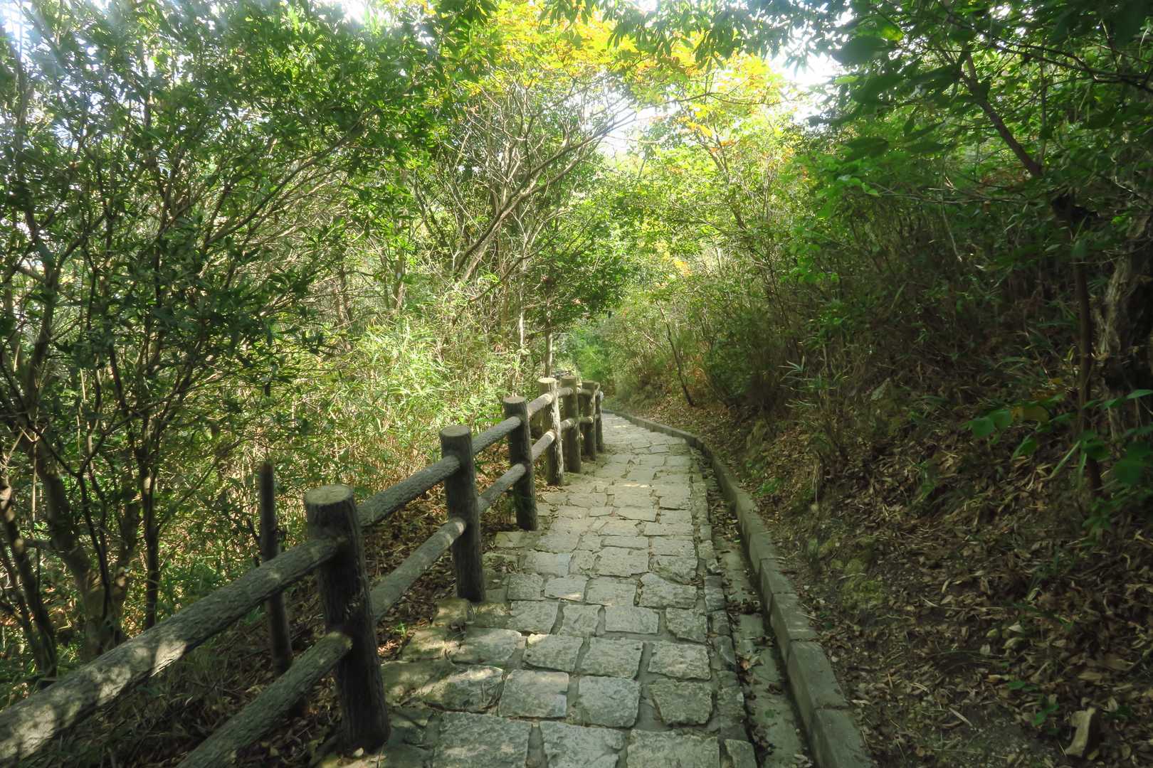 下山します。