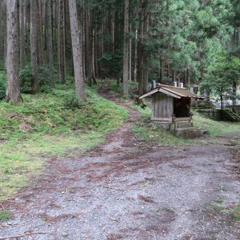 裏手にあるここが登山口。