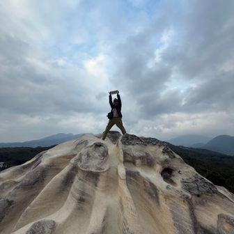 不思議な地層です。