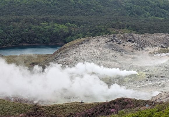 春の韓国岳（霧島山） / こはちちの登山データ | YAMAP / ヤマップ