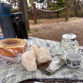 とりあえず持ってきたお酒🍶と
お昼ご飯におつまみ兼おやつ🍪🕒

おチョコは、今年の新潟酒の陣で
頂いたもの(∩ˊ꒳​ˋ∩)･*