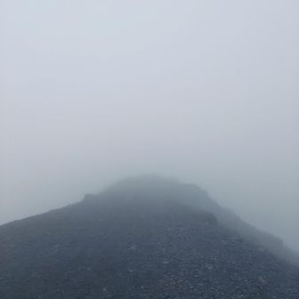 御鉢の馬の背あたりです。非日常感バリバリ