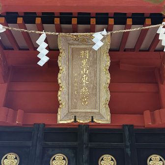 思いがけず、徳川の葵の御紋
東照宮がありました