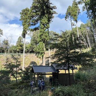 雨社を通り　山科駅へ南下します