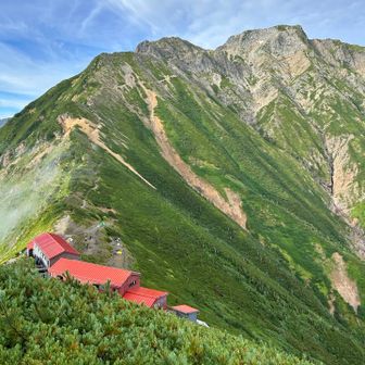 五竜山荘と五龍岳