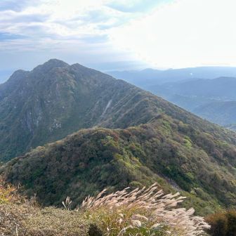 妙見岳までの稜線