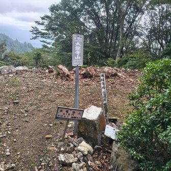 太龍寺山山頂　展望は一部のみ
補陀洛山とも案内されてた