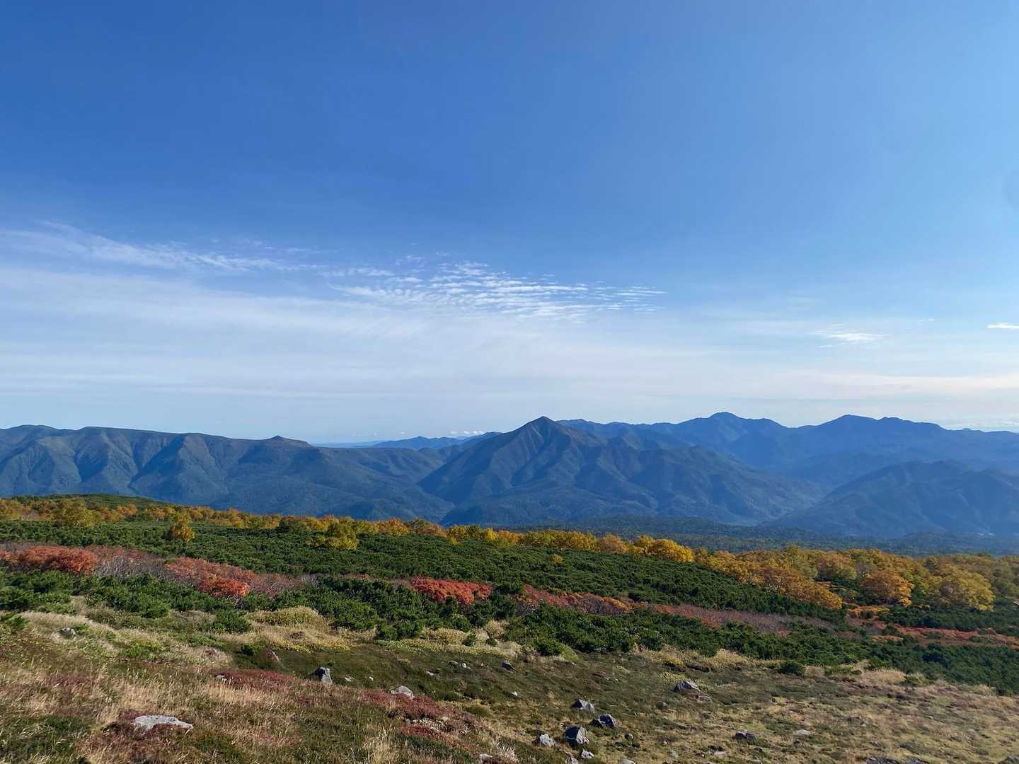 赤岳登山口-赤岳-白雲岳-北海岳-黒岳-七合目登山事務所 縦走コースの写真