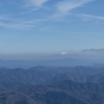 大山がくっきり