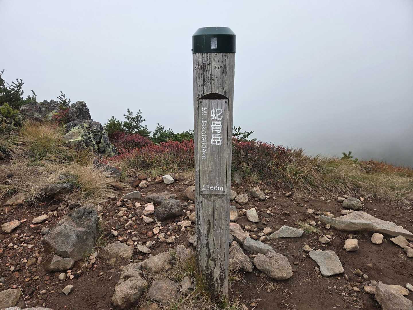 浅間山荘登山口-浅間神社-賽の河原-Jバンド-鋸岳-蛇骨岳 往復コースの写真