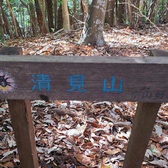 清見山(新規ピーク)
山とは何か？鳥川に来ると深く考えさせられる(笑)
