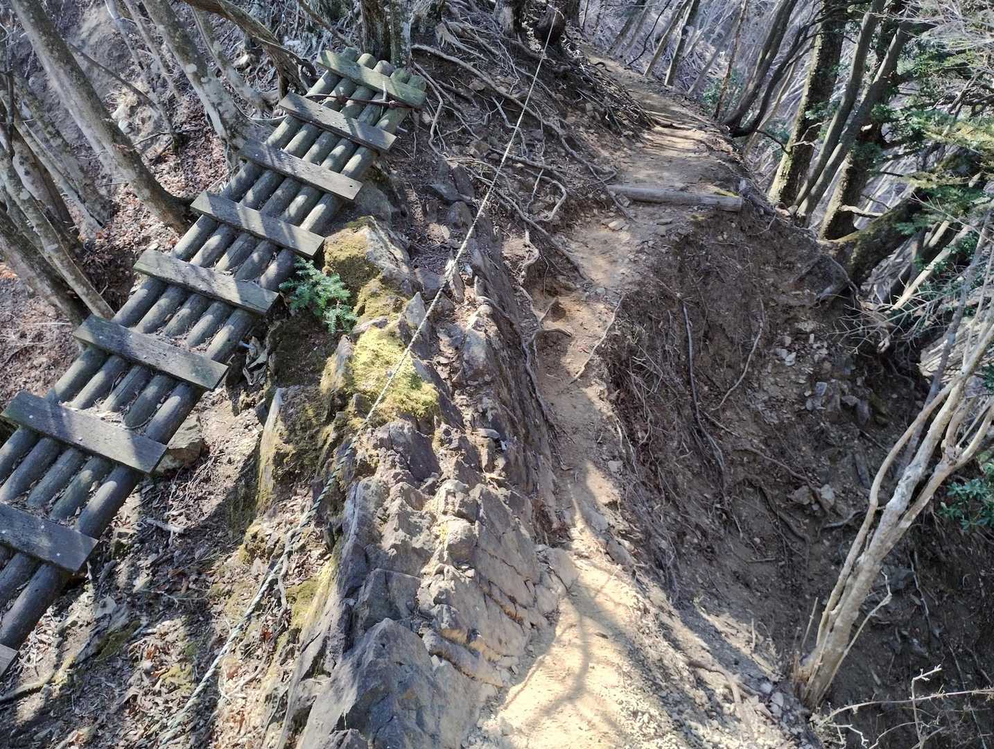 煤ヶ谷バス停-三峰山 周回コースの写真