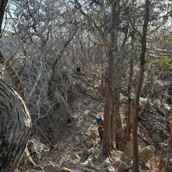 激下りからの激登りの繰り返し