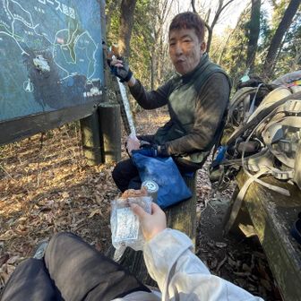 夫からいいトレーニング山だねを頂きました。