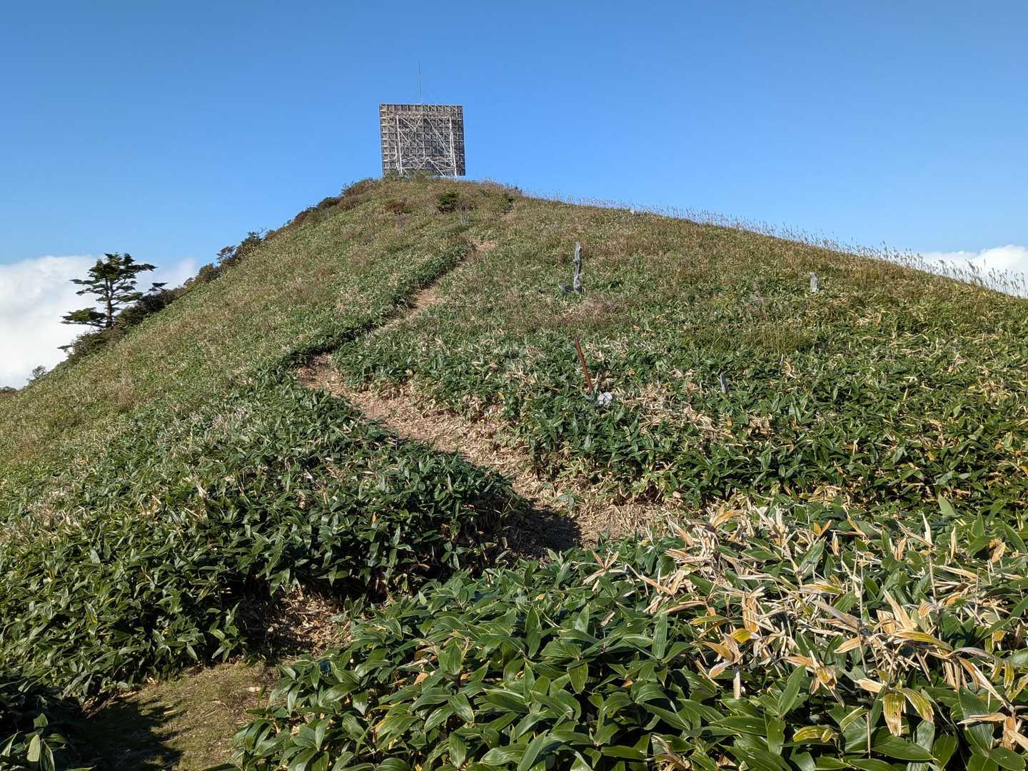 梅ヶ市登山口-堂ヶ森-二ノ森 往復コースの写真