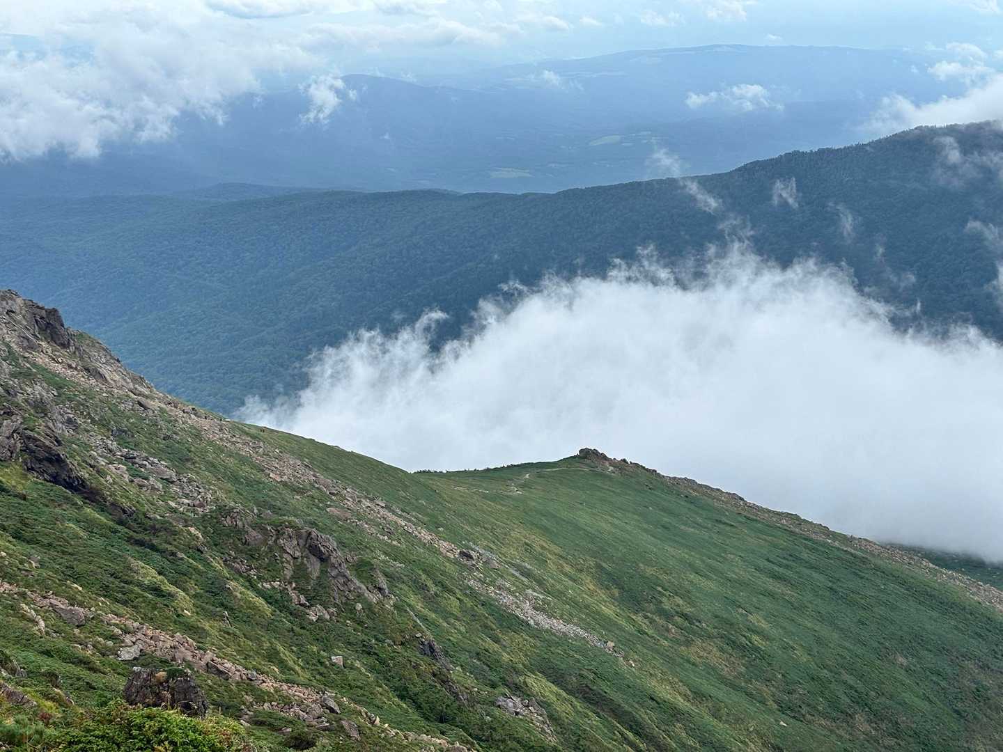 この景色良いなぁ✨
自分が登ってきたところを見れるのは👍