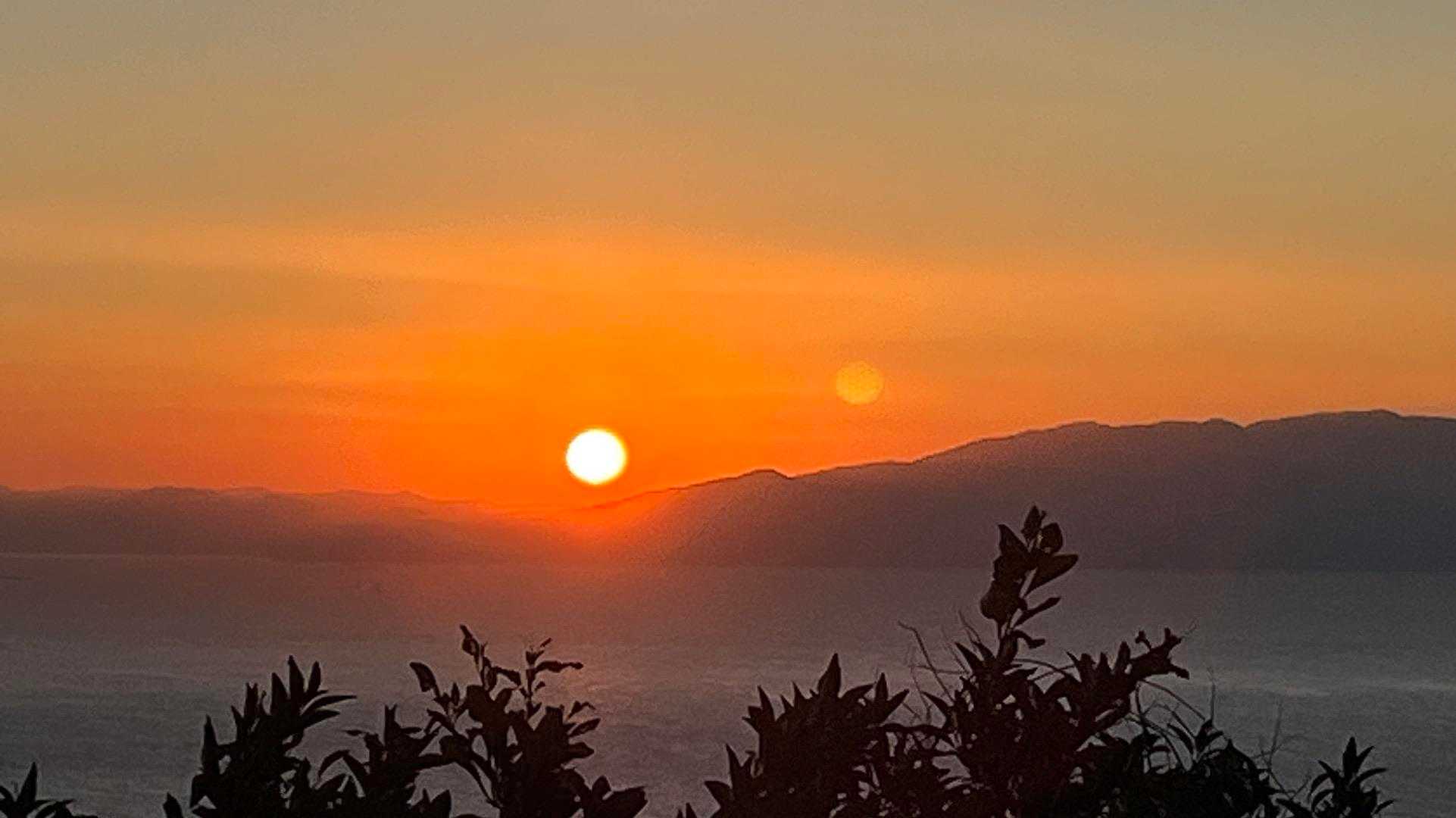眩しい☀️
素晴らしいご来光が見れました！