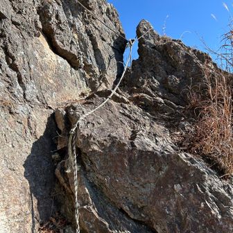 最初のロープ場、ここは問題なくクリア