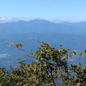 上州穂高山　右に至仏山