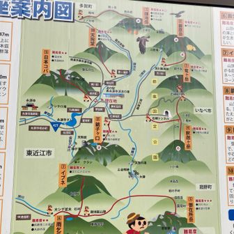 道の駅の鈴鹿10座案内看板🪧