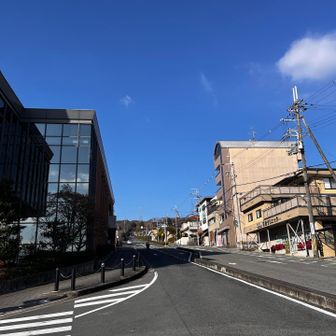 結構な直線登り坂