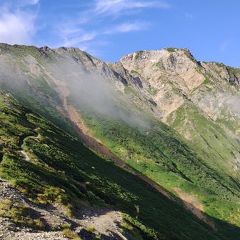 晴れました。この後にすぐに雲に隠れる。