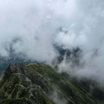 西穂山荘目指すー