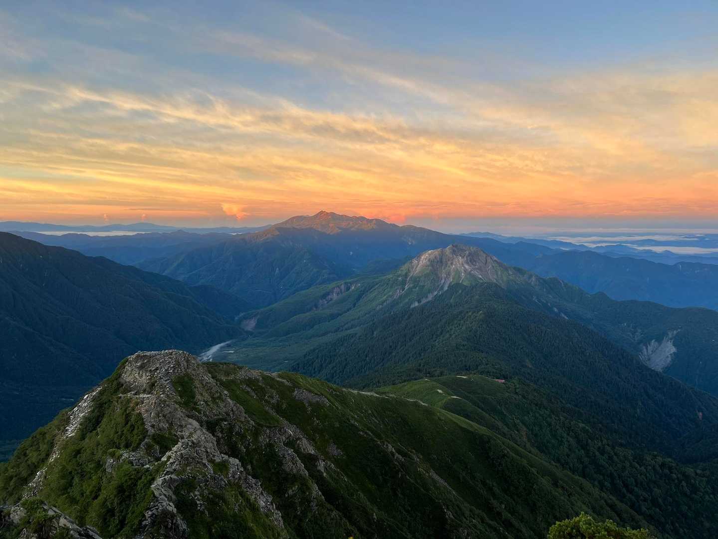 西穂丸山-西穂高岳 往復コースの写真