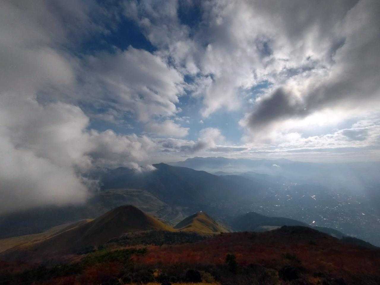 由布登山口バス停-正面登山口-由布岳 周回コースの写真